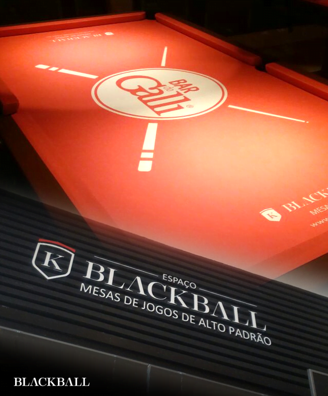 Mesa de Sinuca do Restaurante Galli. BLACKBALLÂ®
