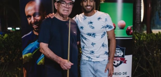 Mesa de Sinuca Oficial com Rui Chapéu e Lucas Moura