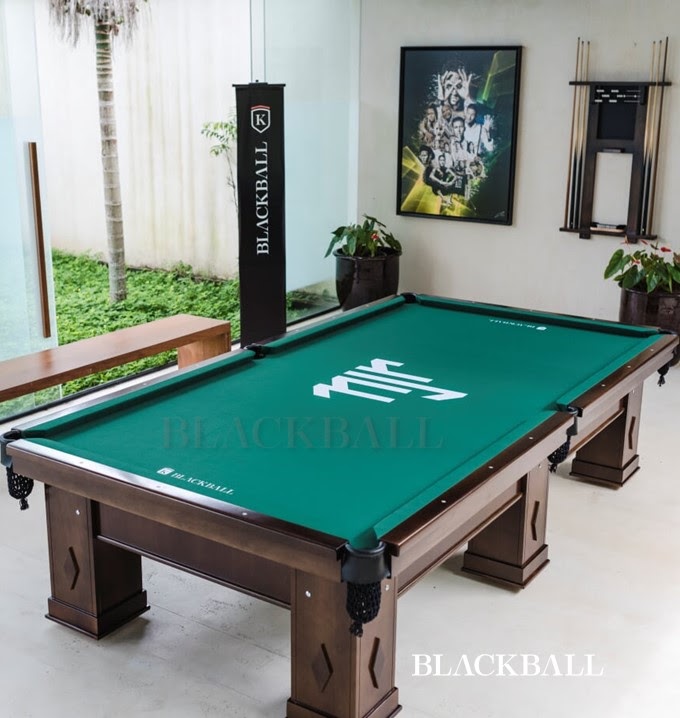 Mesa de Sinuca Residencial BLACKBALL® Alto Padrão e Design