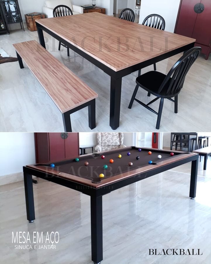 Mesa de Sinuca em Alphaville - BLACKBALL® Design