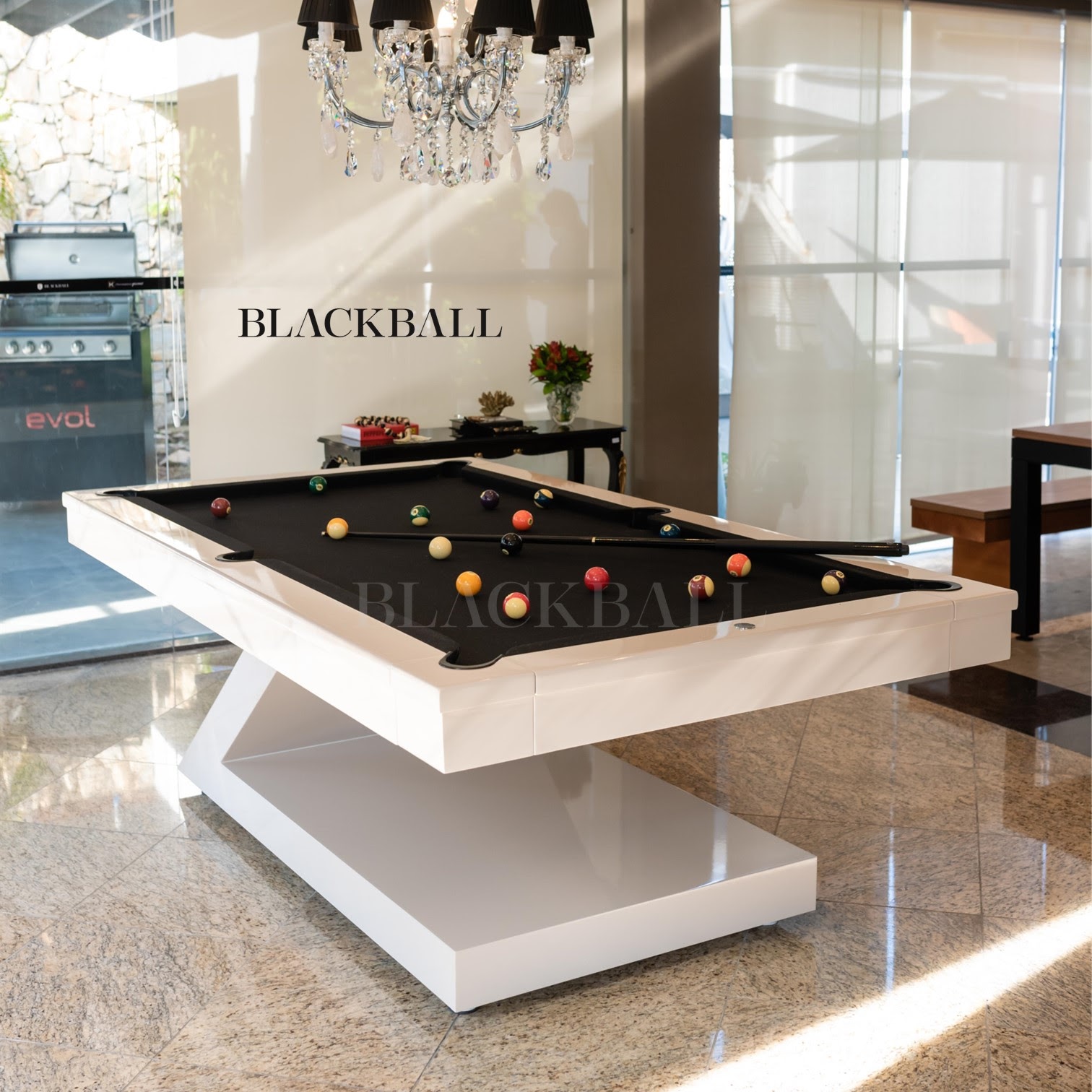 Mesa de Sinuca em Alphaville - BLACKBALL® Design