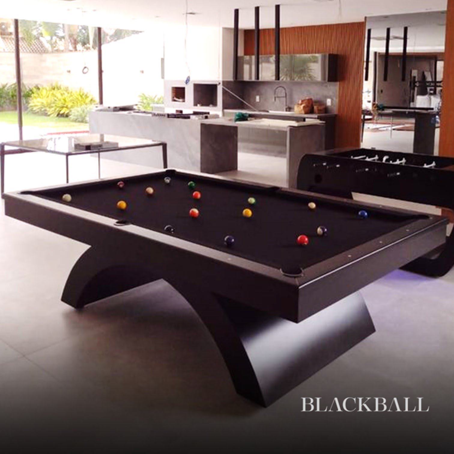 Mesa de Sinuca ALLBLACK (Tudo Preto) - BLACKBALL®