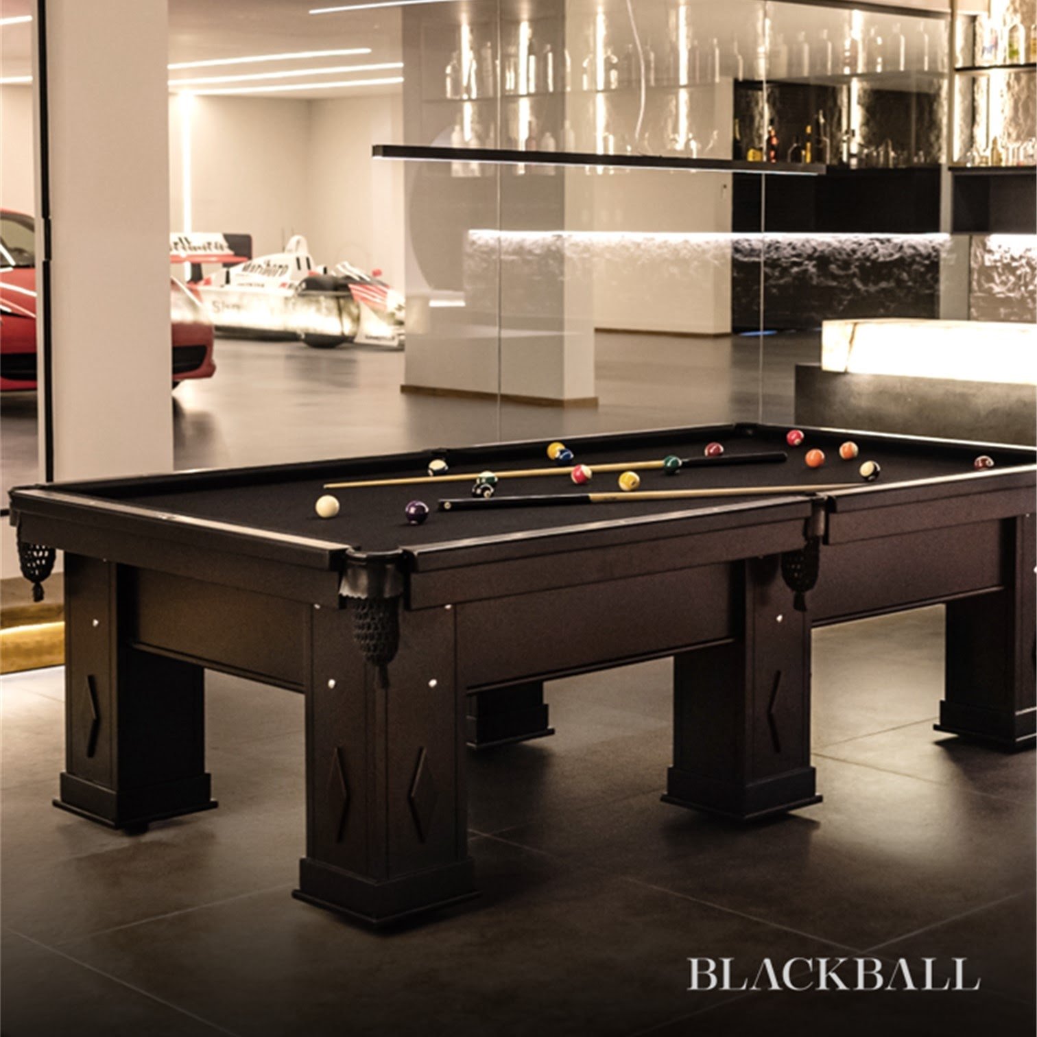 BLACKBALL  Sinuca e jantar de alto padrão direto da fábrica Blackball -  Mesas de Jogos