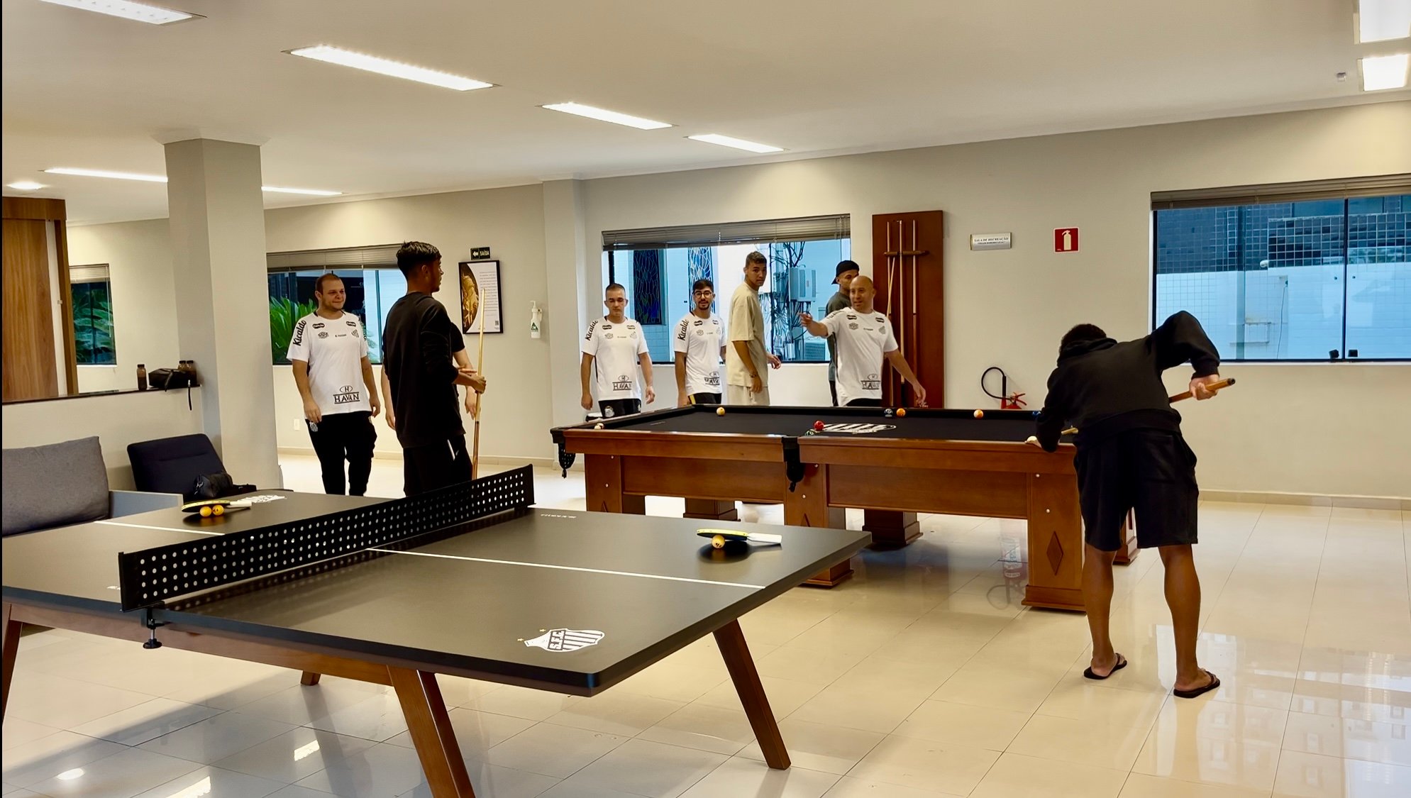 Mesa de Sinuca do Santos - Rei Pele - Neymar Pai - JOGOS BLACKBALL